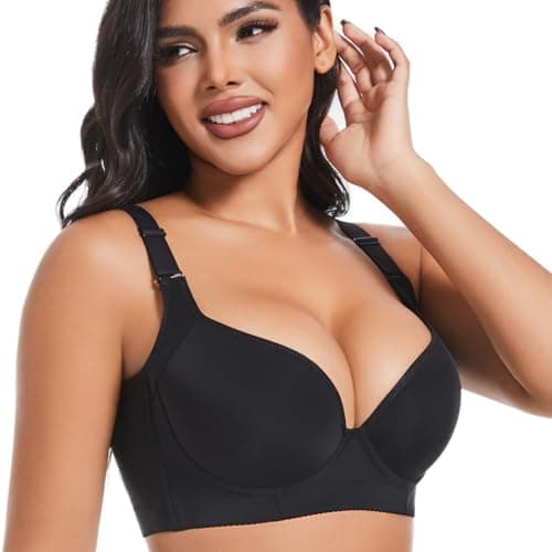 Akvala Plus Size Push Up Bras Hide Back Fat 34B to 46DD
