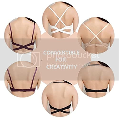 Nanier Women's Deep Plunge Push-Up Bra with Multiple Styles