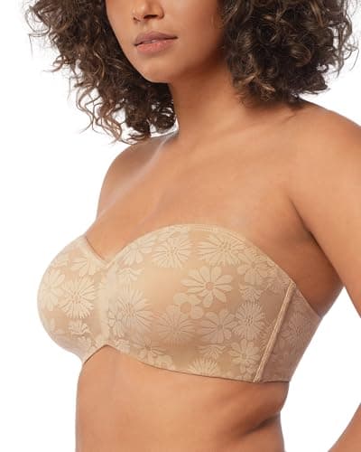 HSIA Women's Strapless Anti-Slip Bra for Large Bust