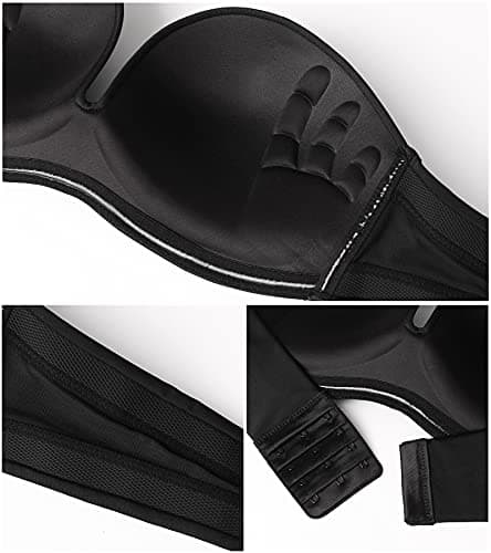 HACI Women's Anti-Slip Push-Up Bra - Wirefree Lift & Support