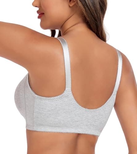 DotVol Women's Cotton Comfort Wireless Unlined Everyday Bra