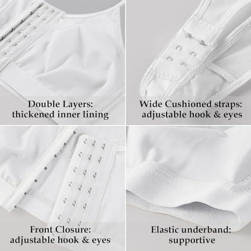 J-pone Full Coverage Posture Corrector Bra with Nipple Covers