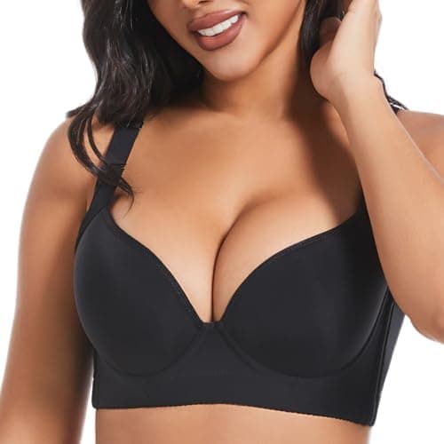 Akvala Plus Size Push Up Bras Hide Back Fat 34B to 46DD