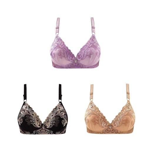 Simplified Women's Push Up Bras - 3 Pack