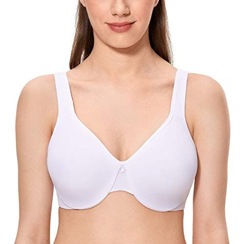 CALVENA Women's Full Coverage Plus Size Minimizer Bra