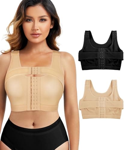 RDSIANE Post-Surgery Front Closure Bra for Women Posture SupportCompression Shapewear…