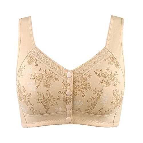 Comfortable Breathable Daisy Bra for Older Women Plus Size No Underwire