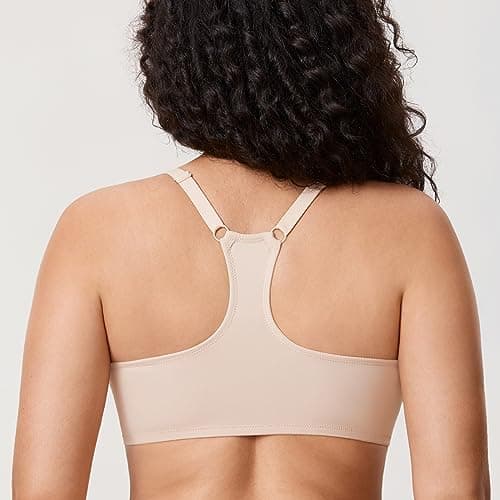 Delimira Women's Plus Size Full Coverage Underwire Support Bra