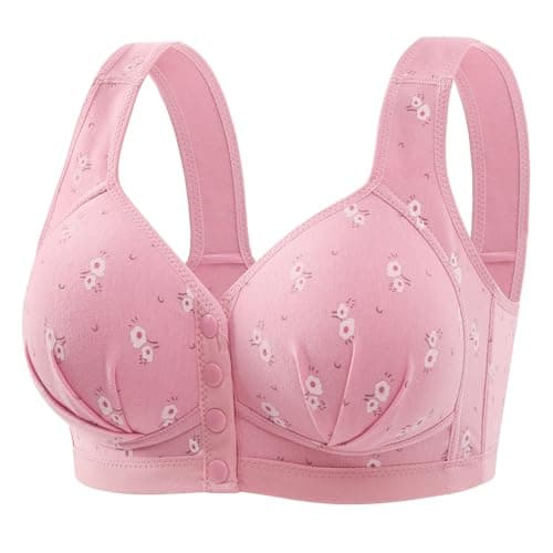 Full Coverage Breathable Daisy Bras for Older Women
