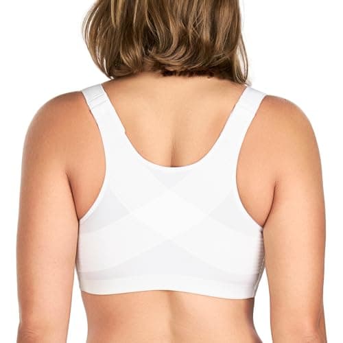 HSIA Women's Front Closure Posture Minimizer Bra - Plus Size Back Support
