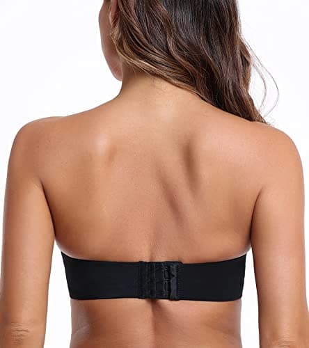 HACI Anti-Slip Push-Up Bra for Women Wireless Padded Stay Put
