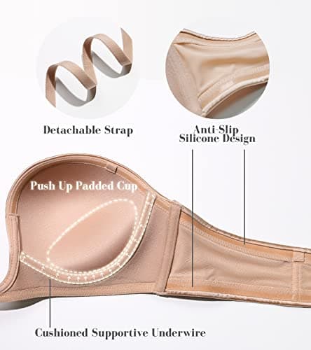Seamless Underwire Bra for Women
