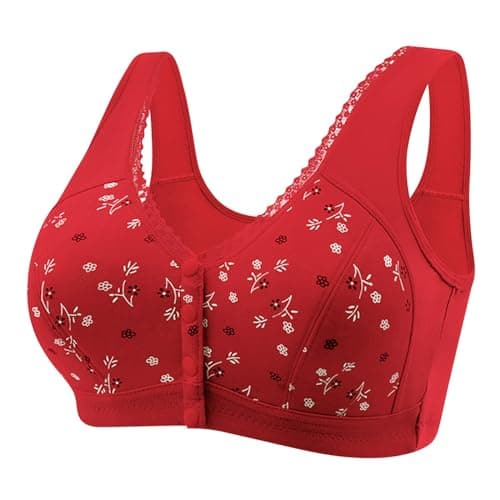 Full Coverage Breathable Daisy Bras for Older Women