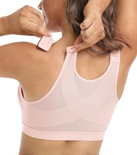 DotVol Women's Comfort Wirefree Back Support Bra