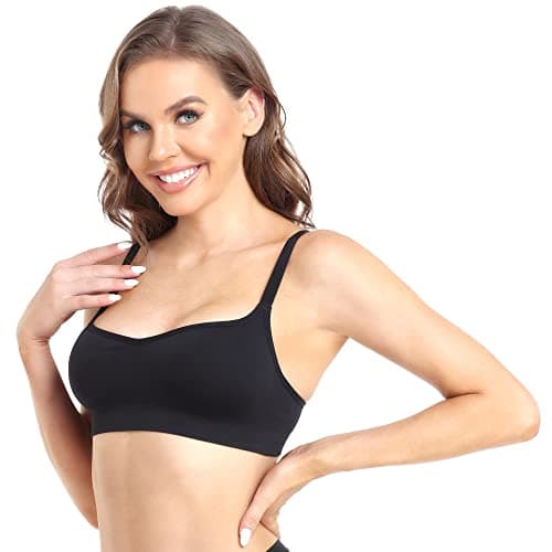 Zimcti Women's Low Cut Balconette Cup Push Up Bra with PaddedLIGHTWEIGHT PADS