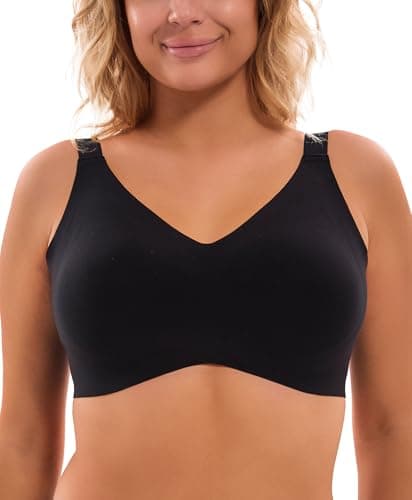 Redgray Women's Minimizer Full Coverage Bra, No Underwire, Plus Size, 34B-42E