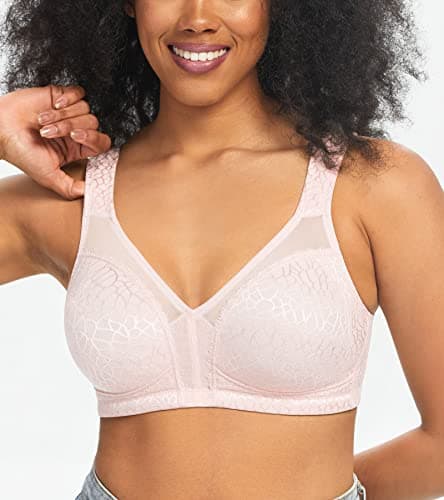 HACI Women's Minimizer Bra - Large Bust Support, Full Coverage, Non-Padded