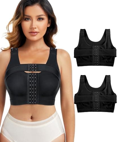 RDSIANE Post-Surgery Front Closure Bra for Women Posture SupportCompression Shapewear…