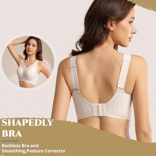 YJSPBL Comfortable Sports Bra for Women Smoothing Minimizer