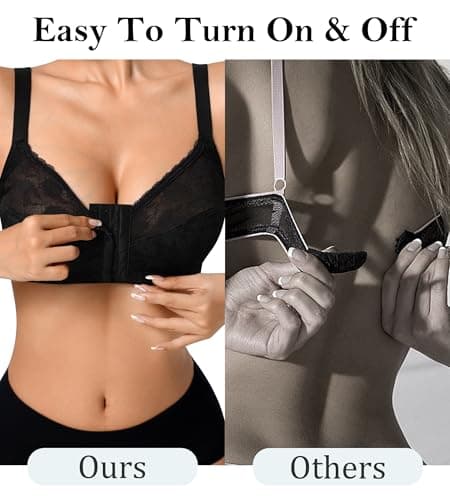 Irocue Women's Front Closure Posture Corrector Bra