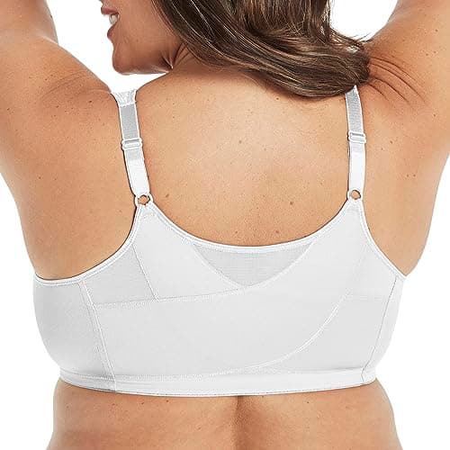 PLAYTEX Women's 18 Hour Wirefree Back Support Bra for Full Coverage Posture Improvement