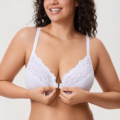 Delimira Women's Plus Size Full Coverage Underwire Support Bra