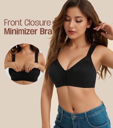 HACI Front Closure Posture Support Bra Back Support Everyday