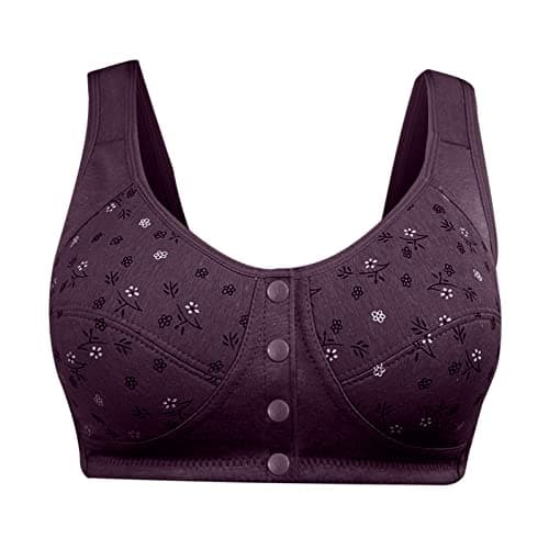 Comfortable Breathable Daisy Bra for Older Women Plus Size No Underwire