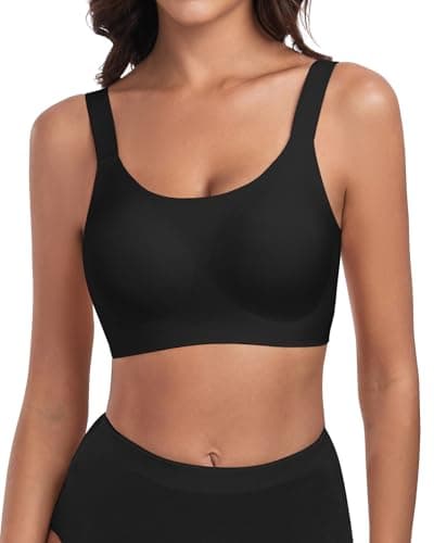 WOWENY Wireless Minimizer Bras for Women: Comfortable Full Coverage Padded Bralettes