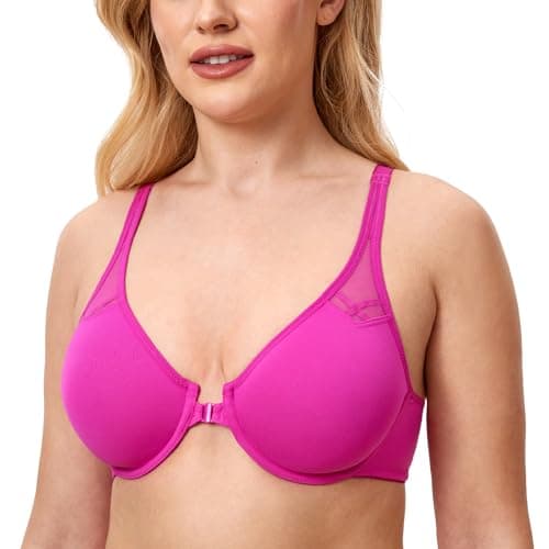 DELIMIRA Plus Size Seamless Comfort Underwire Bra