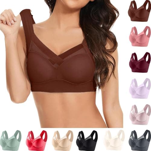 Zen Chic Seamless Wireless Posture Correcting Push Up Bra for Seniors