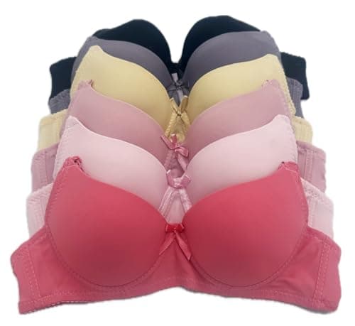 IHeyi 6-Piece Full Cup Wired Gentle Push-up Bra A/B/C