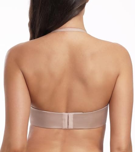 HACI Push Up Demi Bra - Seamless Underwire, Deep Plungeections