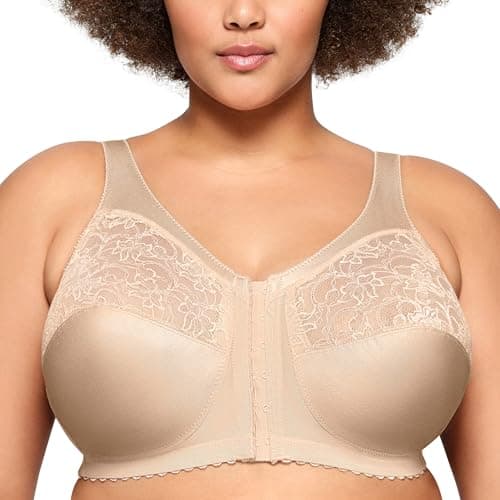 Glamorise Full Figure MagicLift Front Close Support Bra #1200