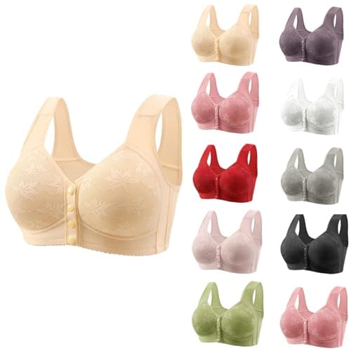 Comfy Daisy Bras for Older Women | Full Support, No Underwire, Front Closure