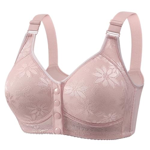 Comfortable Breathable Daisy Bra for Older Women Plus Size No Underwire