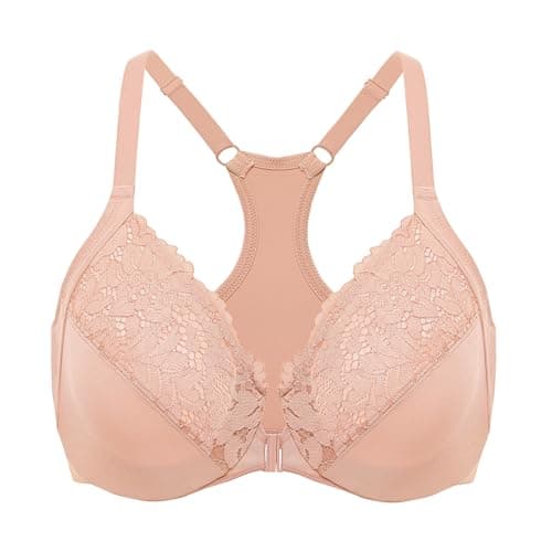 Delimira Women's Plus Size Full Coverage Underwire Support Bra