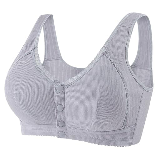 Breathable, Comfortable Daisy Bras for Older Women with Front Closure
