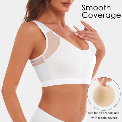 J-pone Full Coverage Posture Corrector Bra with Nipple Covers