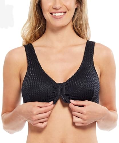 Carole Martin Women's Wireless Front Closure Comfort Bra