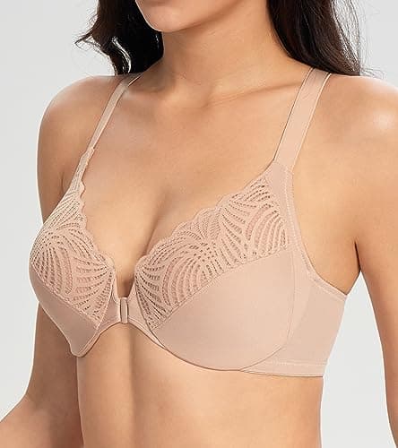 Lemorosy Full Figure Women's Plus Size Underwire Bra