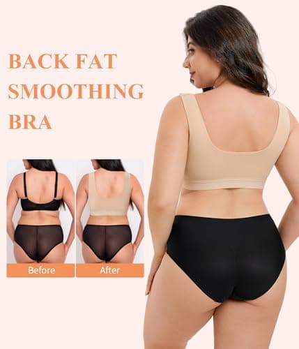 CYDREAM Wireless Post-Surgery Bra with Compression Front & Adjustable Straps