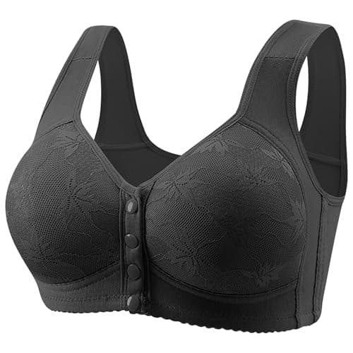 Comfortable Breathable Daisy Bra for Older Women Plus Size No Underwire