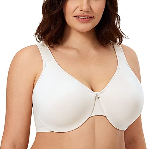 CALVENA Women's Full Coverage Plus Size Minimizer Bra