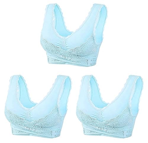Hnodov 3 Pack Kendally Bra, Kendally Comfy Corset Bra