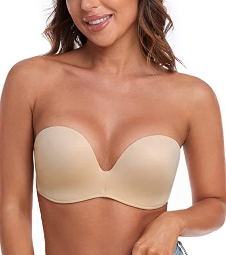 HACI Anti-Slip Wireless Push-Up Bra for Women