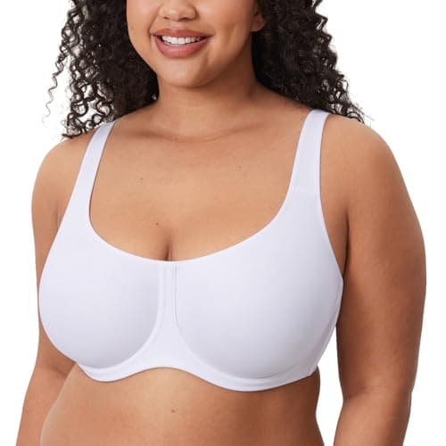 DELIMIRA Women's Confishape Plus Size Supportive Underwire Bras