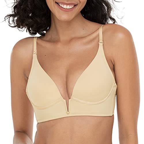 HSIA Women's Push Up Underwire Bra - Full Coverage & Padded for Heavy Breasts