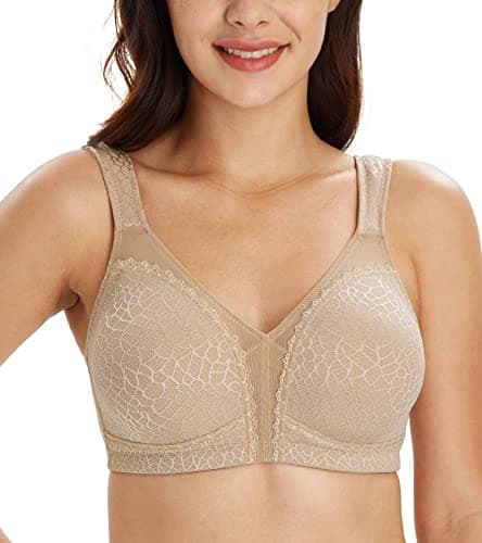 Lemorosy Plus Size Full Coverage Minimizer Bra - Comfort and Support