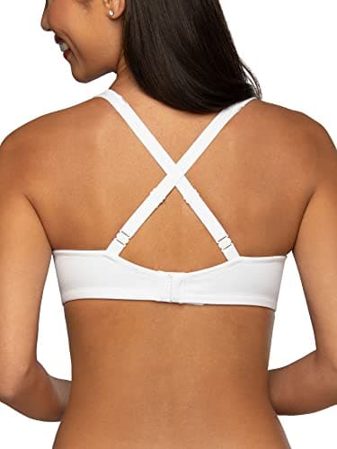 Vanity Fair Women's 2-Way Convertible Straps Full Coverage Bra, DD Cups
